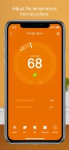 nest thermostat temperature control app