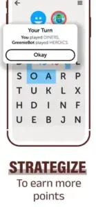 letterpress game letter grid territory capture