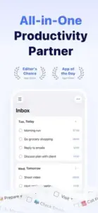 ticktick inbox all in one productivity partner app