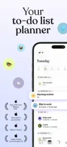 tiimo todo list planner daily schedule timeline